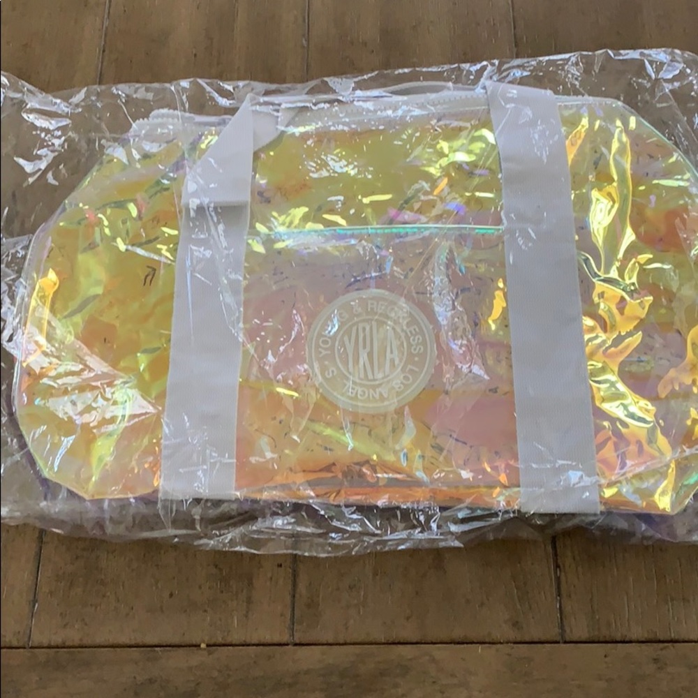 Clear weekender/ gym bag